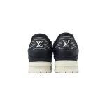 LV Trainer Sneaker Black Skin And White Background 1AD9WD