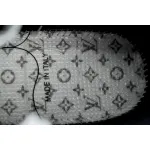 LV Trainer Sneaker Black Skin And White Background 1AD9WD