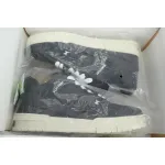 LV Trainer Sneaker Black Skin And White Background 1AD9WD