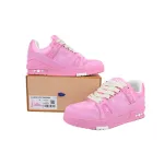 LV Trainer Sneaker Pink Cowboy 1AHT03