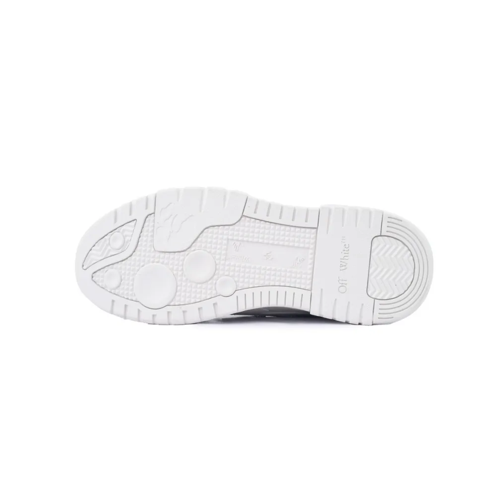 PK God Batch OFF-WHITE Out Of Office OOO Low Tops White and Blue Letters OMIA189F 24LEA006 0145