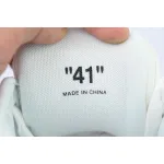 PK God Batch OFF-WHITE Out Of Office OOO Low Tops White and Blue Letters OMIA189F 24LEA006 0145