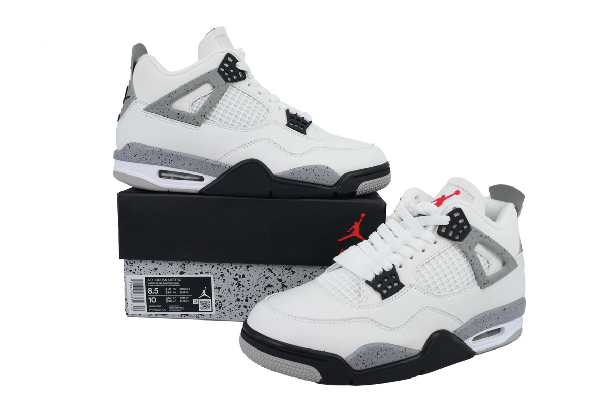 Special offer Batch Air Jordan 4 Retro OG White Cement FV5029-100（2025）