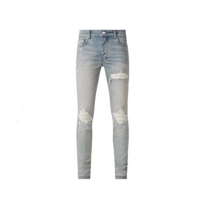 Amiri Jean MX1 Ultrasuede Antique Indigo AMDNSY1055-406 01