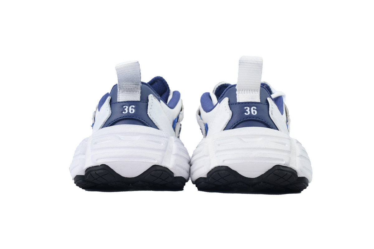 Balenciaga Monday Shoe in White Blue 825417 WDWTS 4090