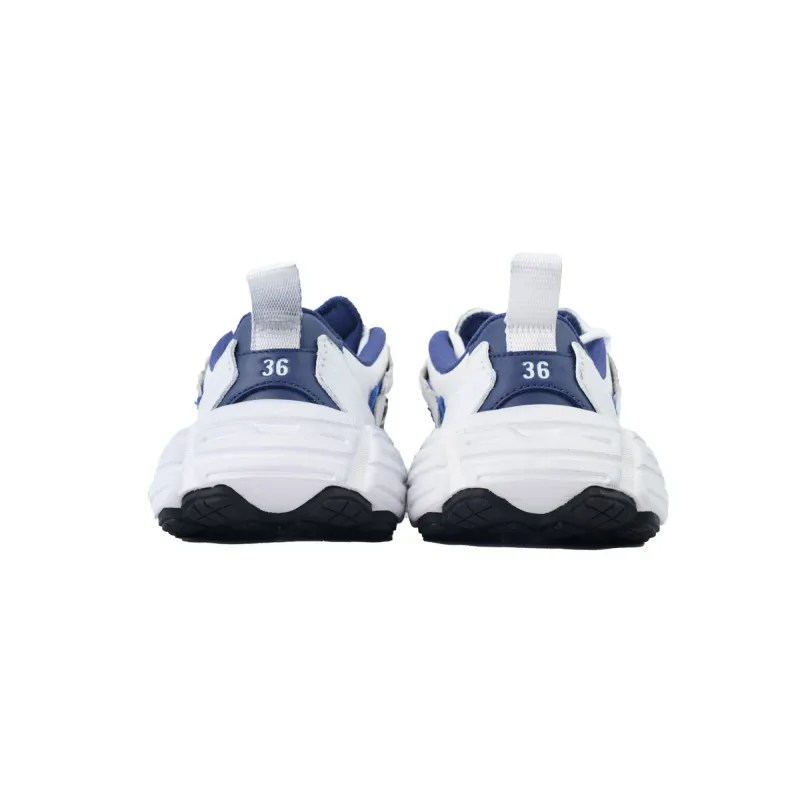 Balenciaga Monday Shoe in White Blue 825417 WDWTS 4090