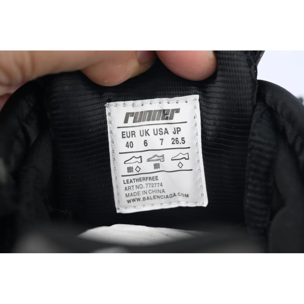 Balenciaga Runner Sneaker All Black 772774 W3RBT 1000