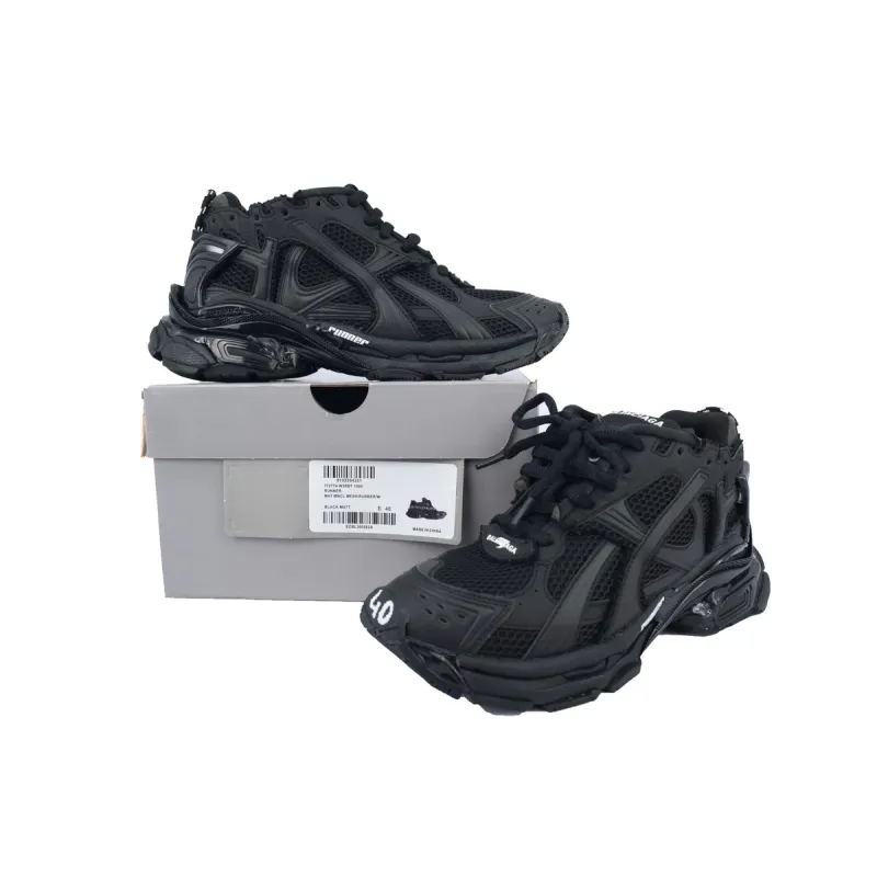 Balenciaga Runner Sneaker All Black 772774 W3RBT 1000