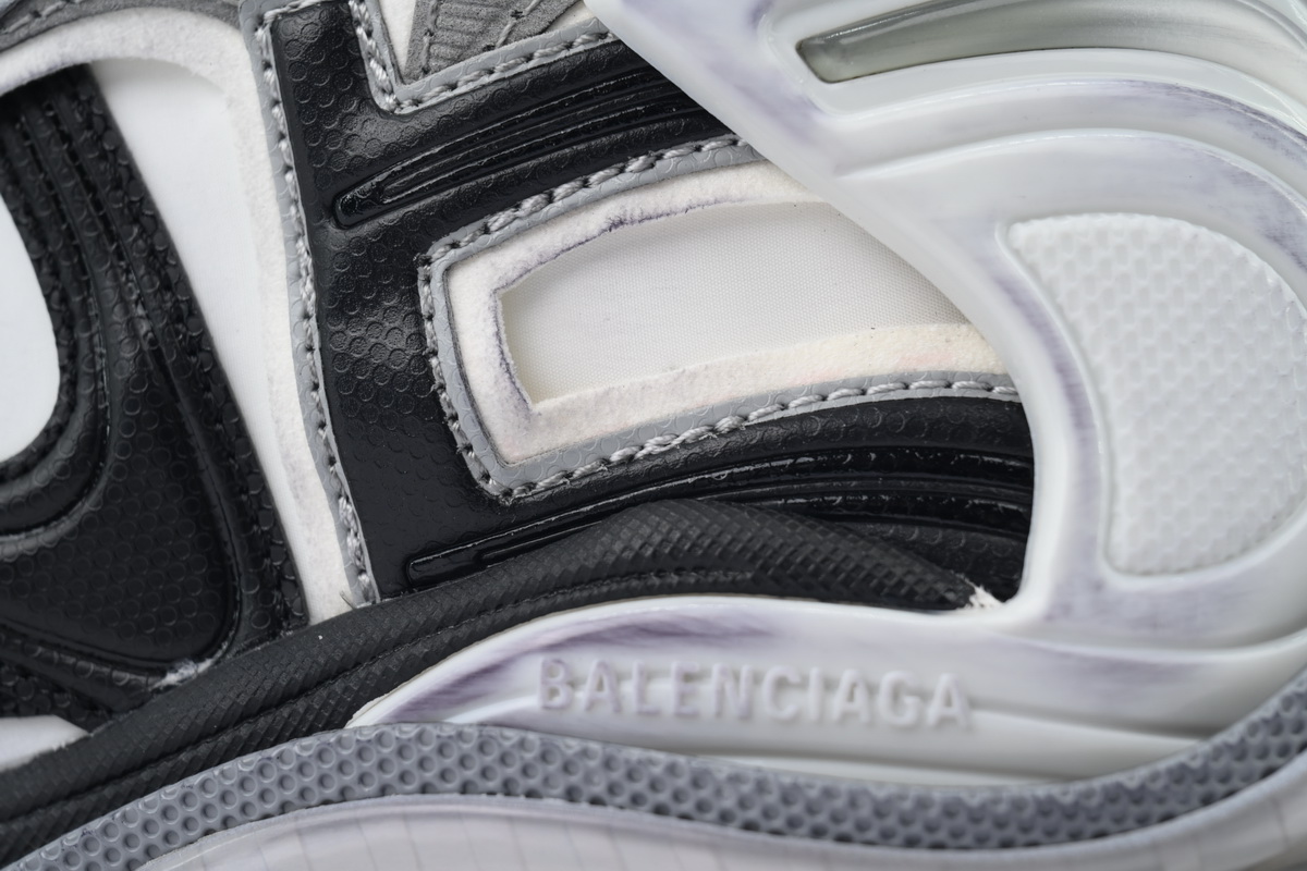 Balenciaga Runner Sneaker Grey White Black 772774 W3RNY 9012