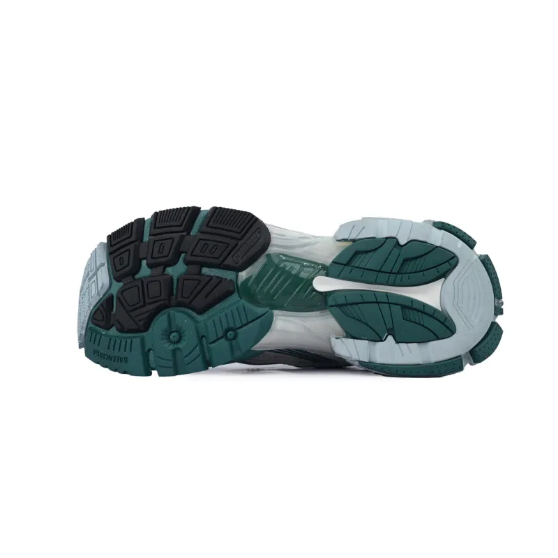 Balenciaga Runner Sneaker White Green Blue 772774 W3RMU 9034