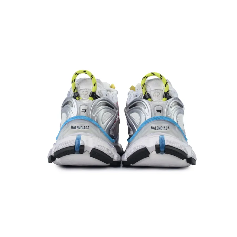 Balenciaga Runner Sneaker White Multi-Color 772774 W3RBW 9645