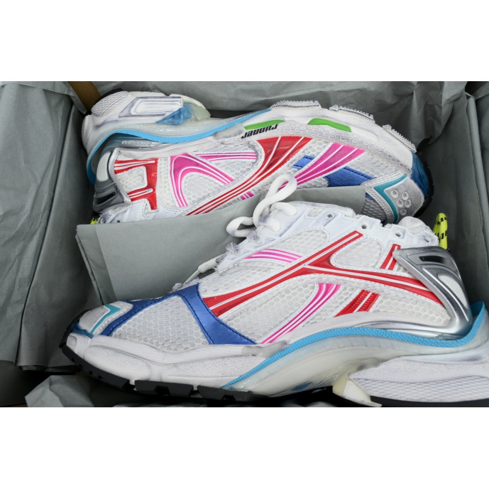 Balenciaga Runner Sneaker White Multi-Color 772774 W3RBW 9645