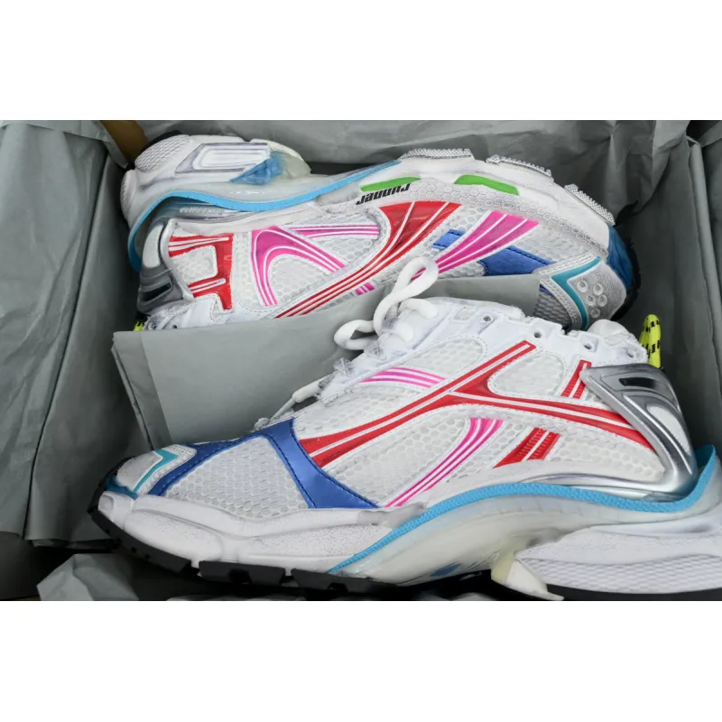 Balenciaga Runner Sneaker White Multi-Color 772774 W3RBW 9645