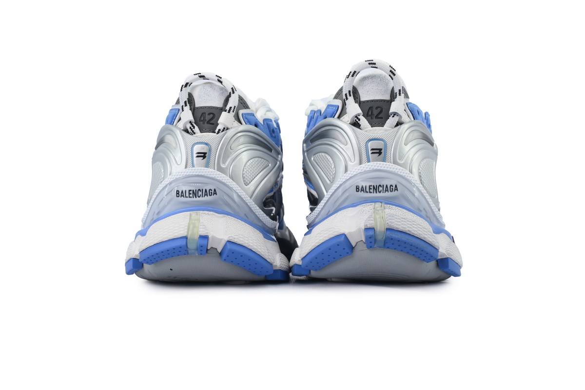 Balenciaga Runner Sneaker Worn-Out - Blue Grey 772774 W3RNY 4912