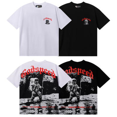 Godspeed 1969 Crew Neck T-shirt #7068 Black/White 02