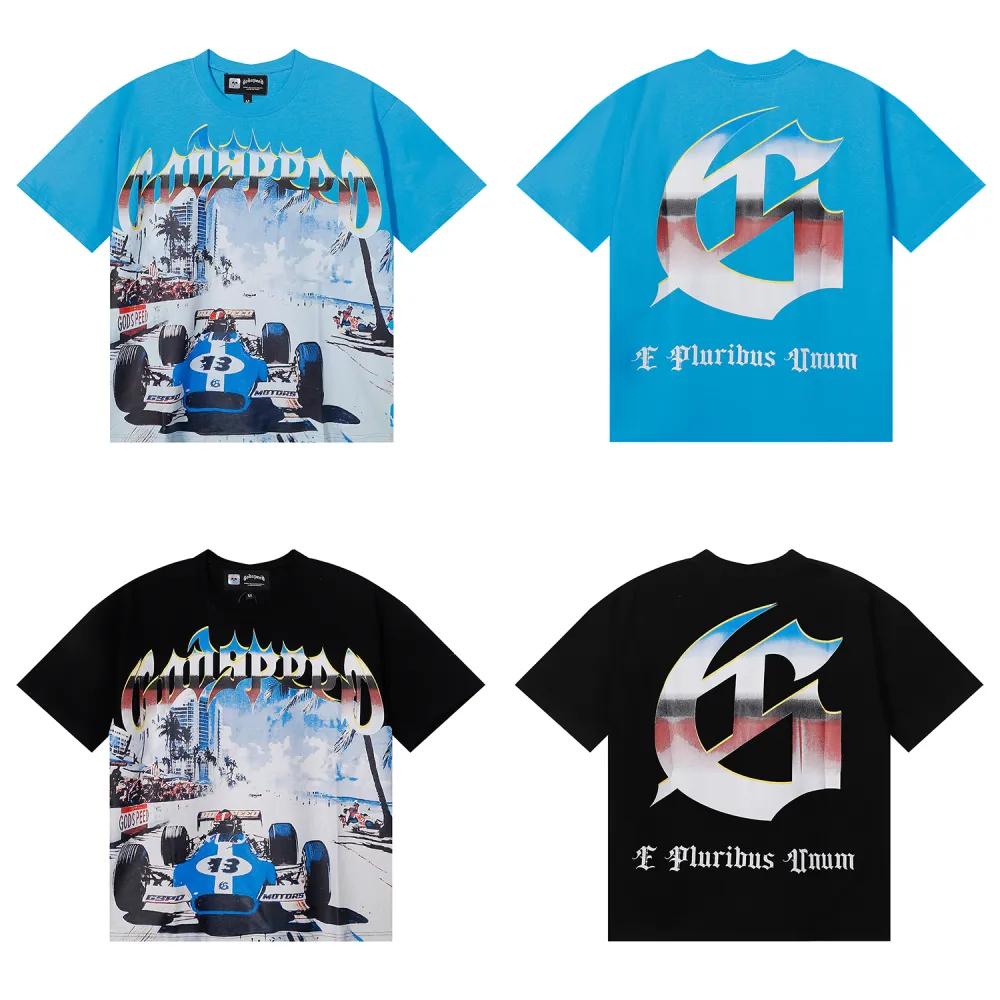 Godspeed Racing T-Shirt #7078 Blue/Black