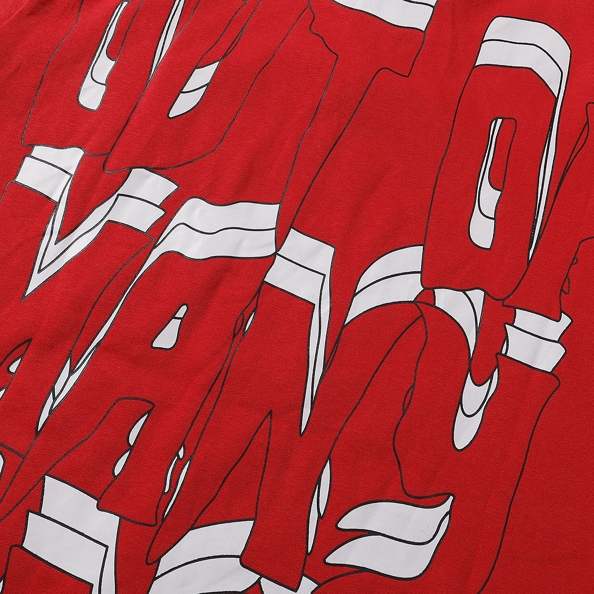 Godspeed Skele Rarri T-shirt #7069 Black/White/Red