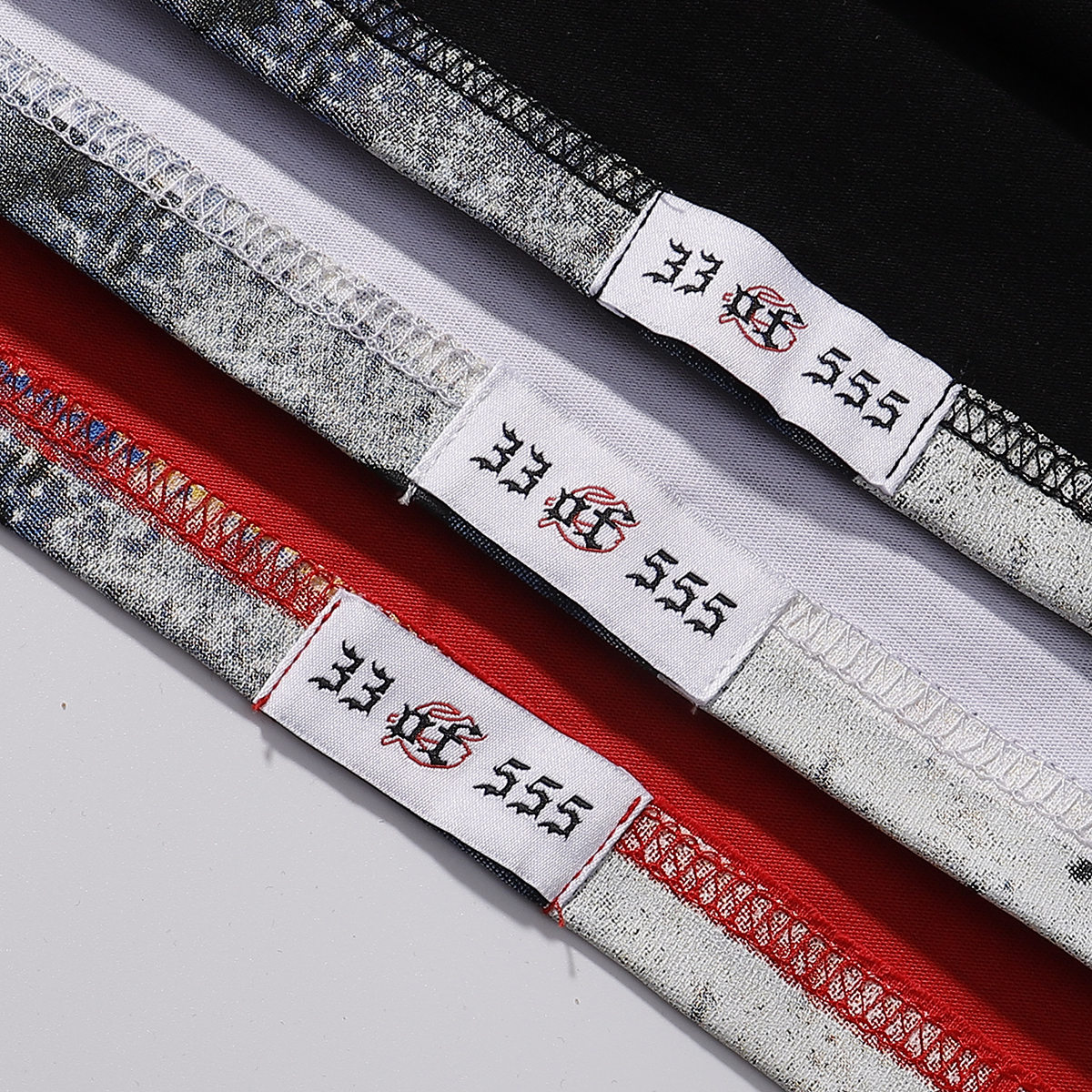 Godspeed Skele Rarri T-shirt #7069 Black/White/Red