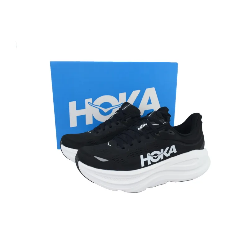 Hoka One One Bondi 9 Black White 1162011-BWHT