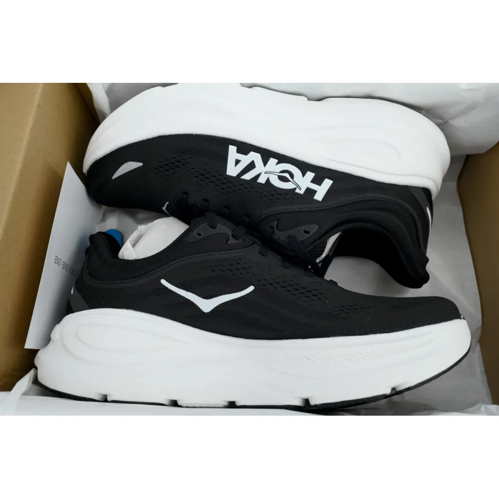 Hoka One One Bondi 9 Black White 1162011-BWHT