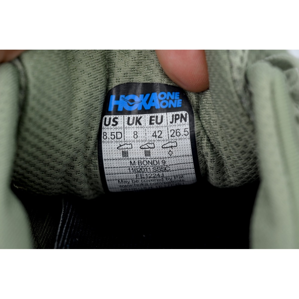 Hoka One One Bondi 9 Seaweed Green 1162011-SSSC