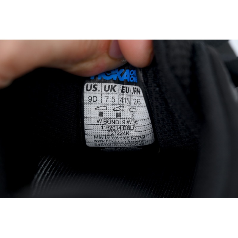 Hoka One One Bondi 9 Triple Black 1162011-BBLC