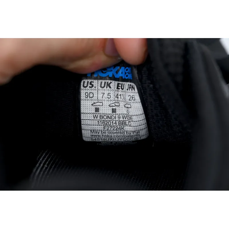 Hoka One One Bondi 9 Triple Black 1162011-BBLC