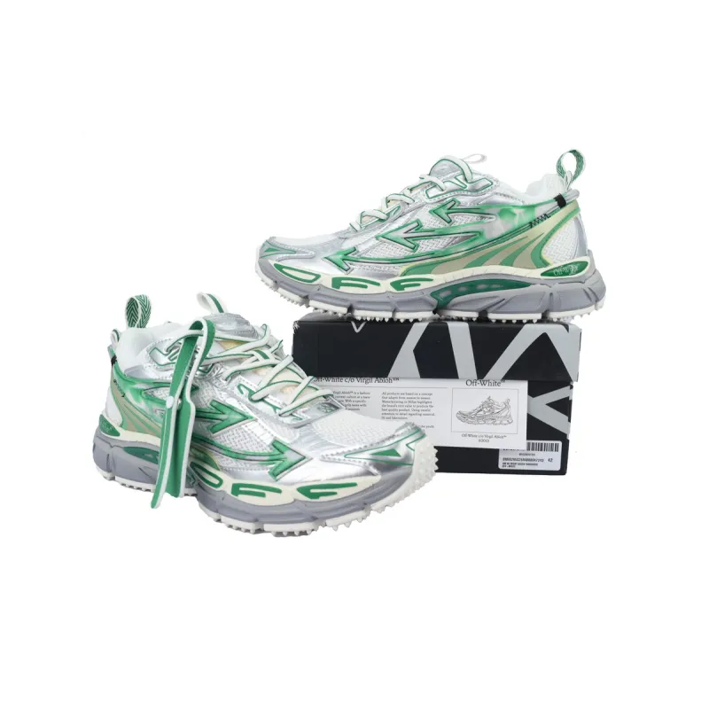 Off White Be Right Back Sneakers Turquoise Stone OMIA295S25 FAB00 47243