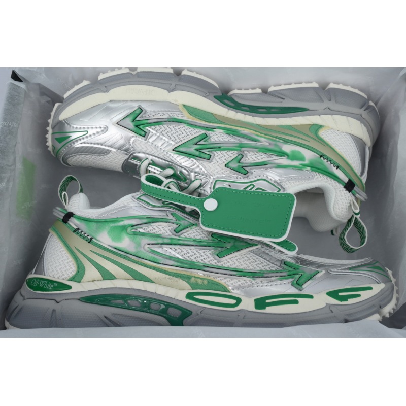 Off White Be Right Back Sneakers Turquoise Stone OMIA295S25 FAB00 47243
