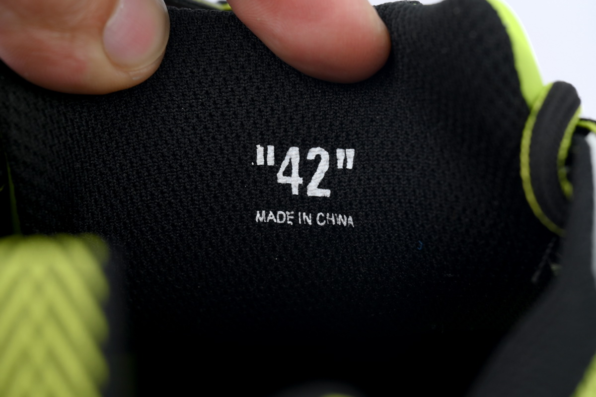 Off White Be Right Back Sneakers Yellow-Green OMIA295S25 FAB00 17270