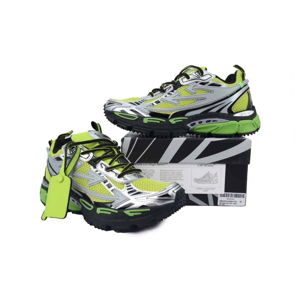 Off White Be Right Back Sneakers Yellow-Green OMIA295S25 FAB00 17270