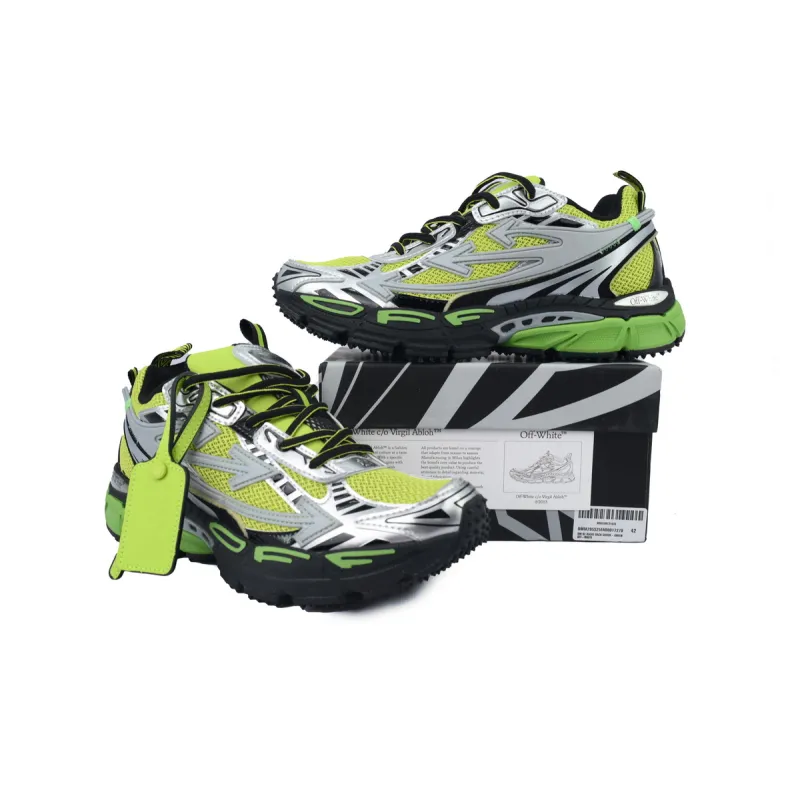 Off White Be Right Back Sneakers Yellow-Green OMIA295S25 FAB00 17270