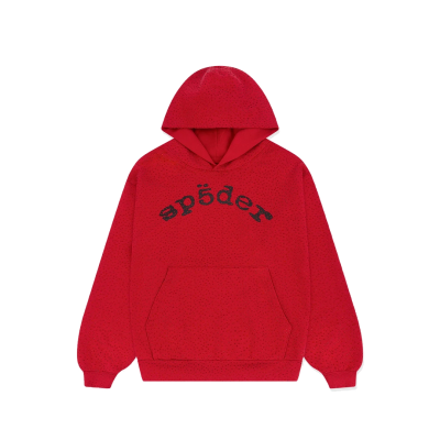 Sp5der VVS Hoodie Red YZ GE616 01