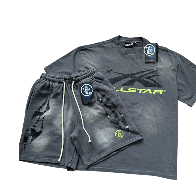 Hellstar Summer Set Sweatsuits (T-shirt & Shorts)  NFC EG 659