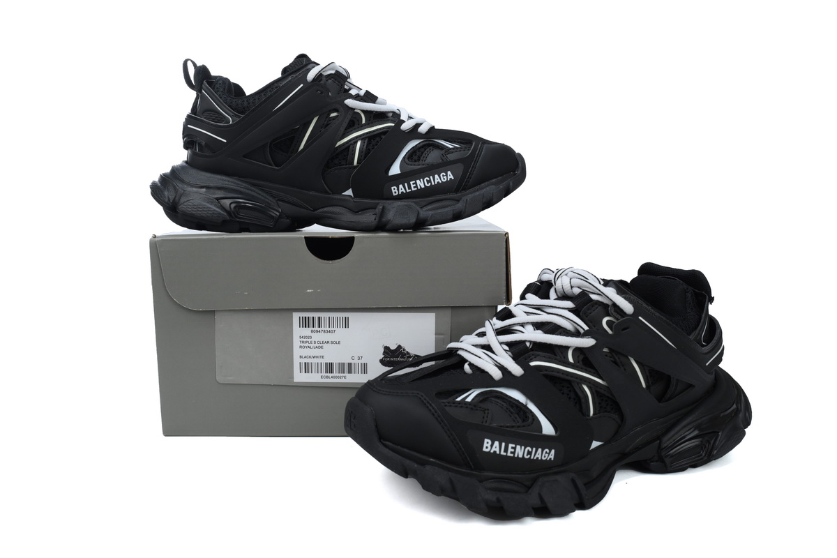 Balenciaga Track Sneaker Black and White