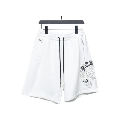 Chrome Hearts 24ss Patch Cross Sanskrit Scroll Embroidered Shorts 01