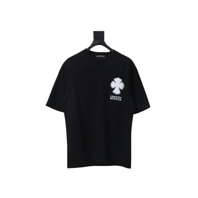 CHROME HEARTS 25ss Inkjet Cross Print  T-Shirt 01