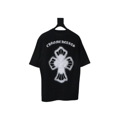 CHROME HEARTS 25ss Inkjet Cross Print  T-Shirt 02