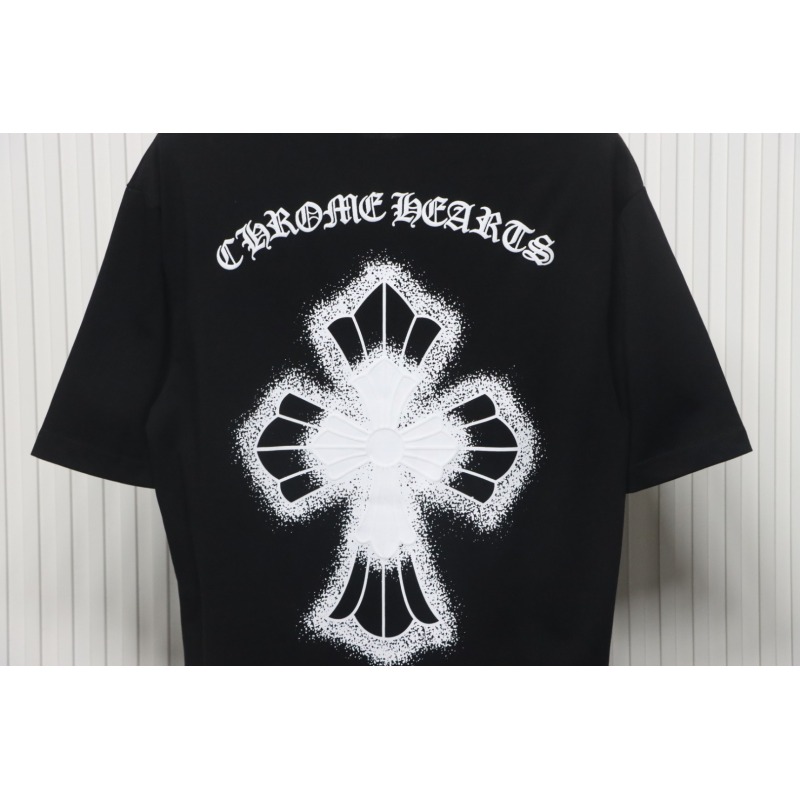 CHROME HEARTS 25ss Inkjet Cross Print  T-Shirt