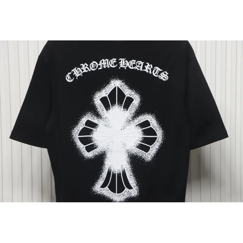 CHROME HEARTS 25ss Inkjet Cross Print  T-Shirt