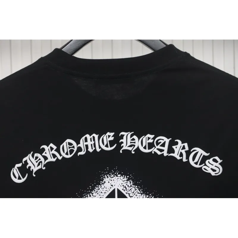 CHROME HEARTS 25ss Inkjet Cross Print  T-Shirt