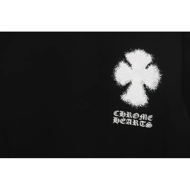 CHROME HEARTS 25ss Inkjet Cross Print  T-Shirt