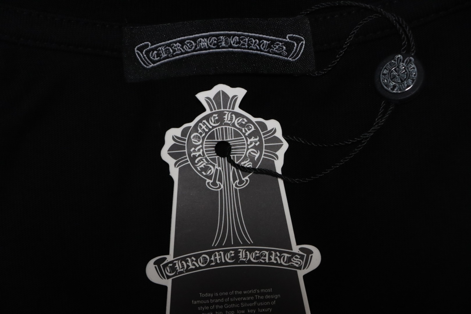 CHROME HEARTS 25ss Inkjet Cross Print  T-Shirt