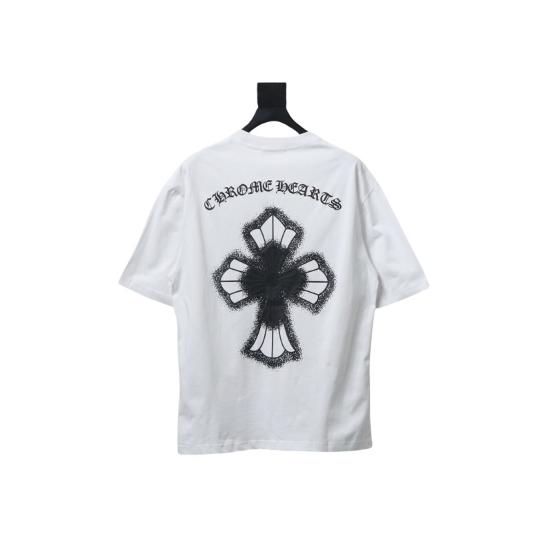 CHROME HEARTS 25ss Inkjet Cross Print  T-Shirt