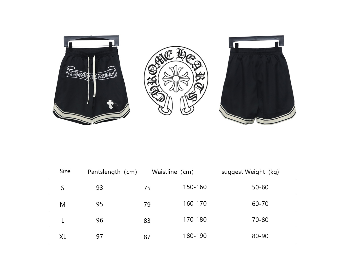 Chrome Hearts Sanskrit Embroidered Woven Shorts