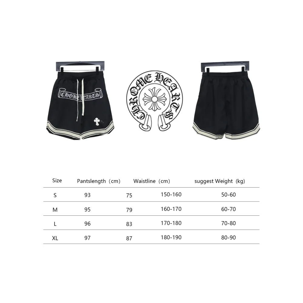 Chrome Hearts Sanskrit Embroidered Woven Shorts