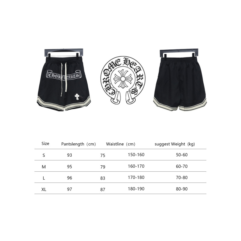 Chrome Hearts Sanskrit Embroidered Woven Shorts