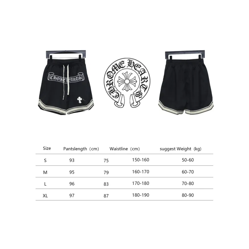 Chrome Hearts Sanskrit Embroidered Woven Shorts