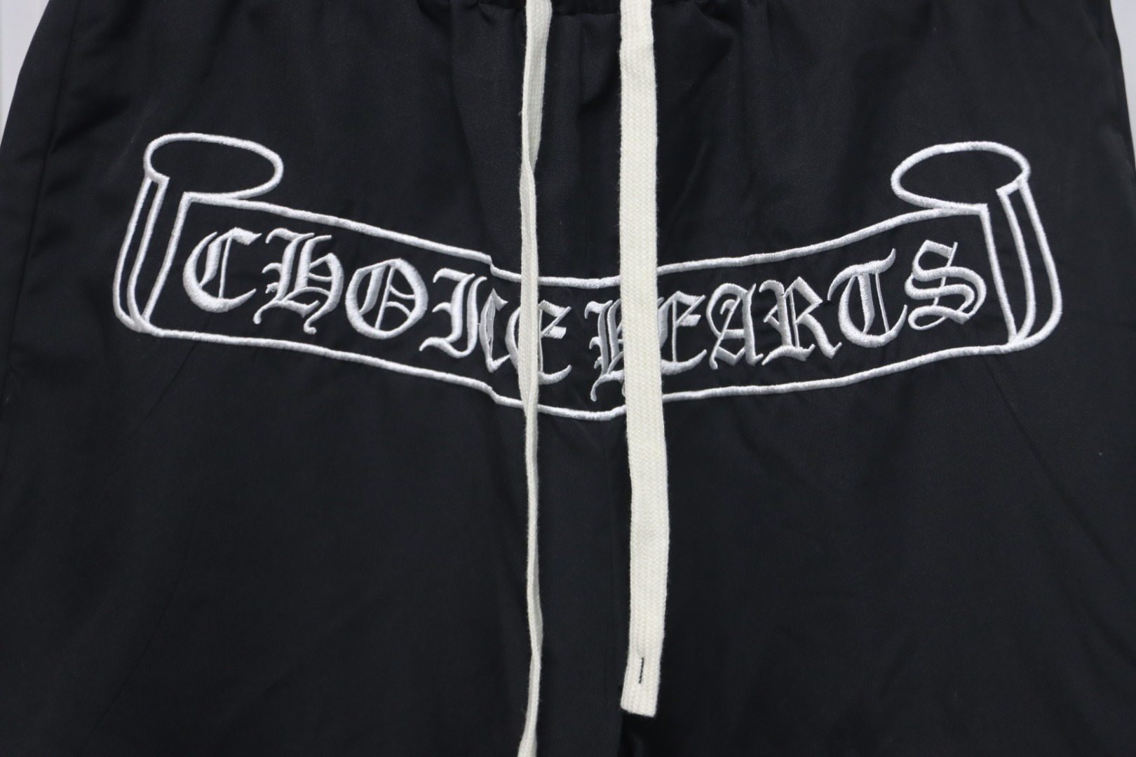 Chrome Hearts Sanskrit Embroidered Woven Shorts