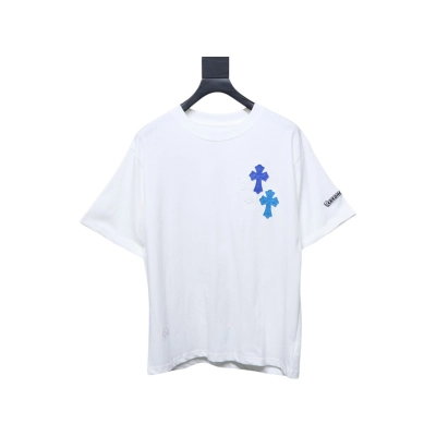 CHROME HEARTS String Label Leather T-Shirt 01